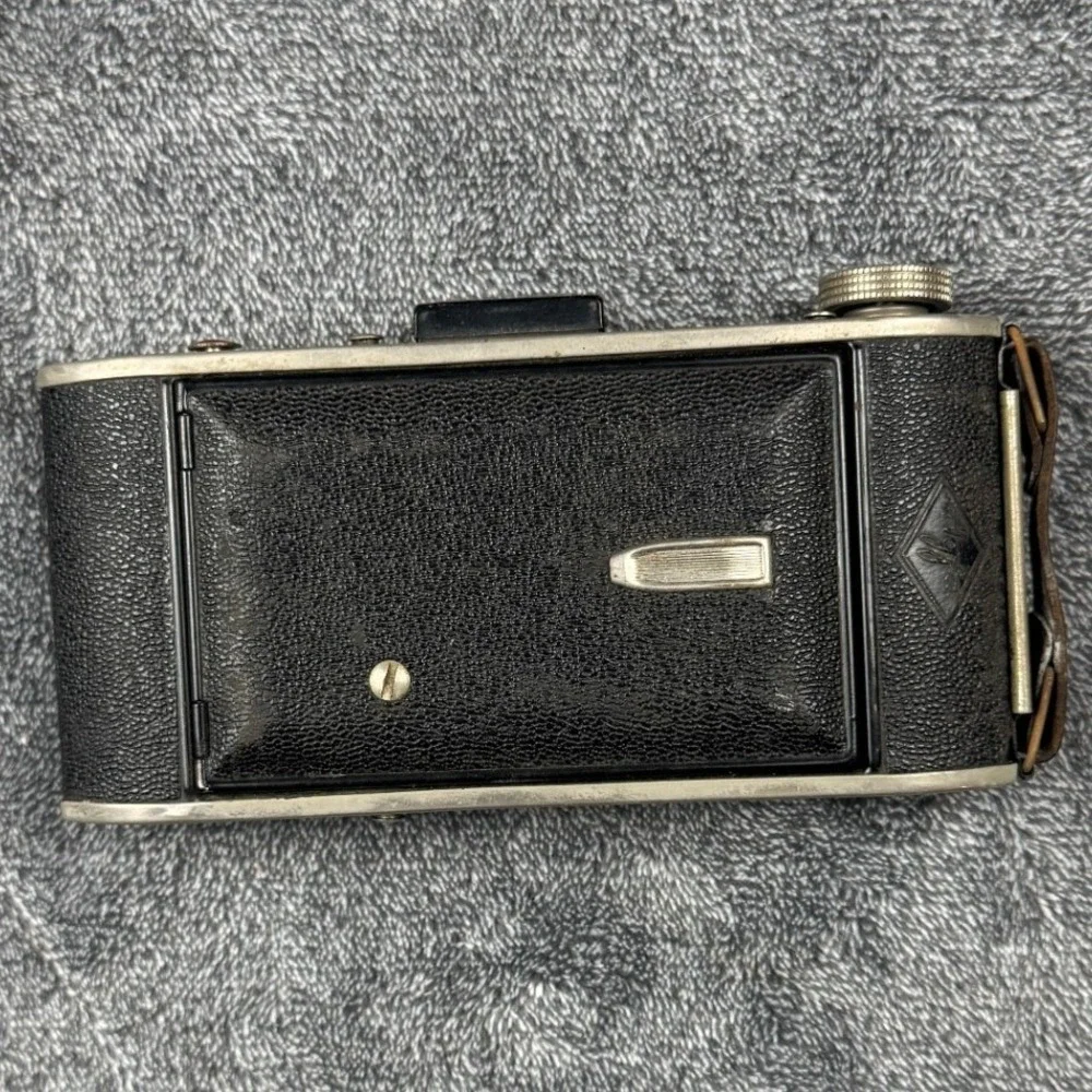 Agfa Ansco Readyset Special Folding Bellows Camera Vintage 1930s Black PD-16